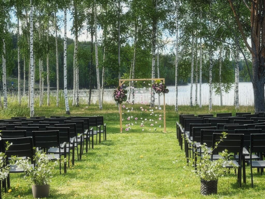 Hääjuhla Vehryt Noukan juhlasalissa Jyväskylässä
